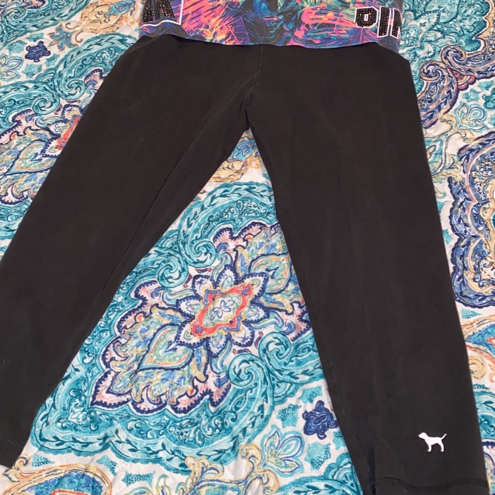 Pink leggings
